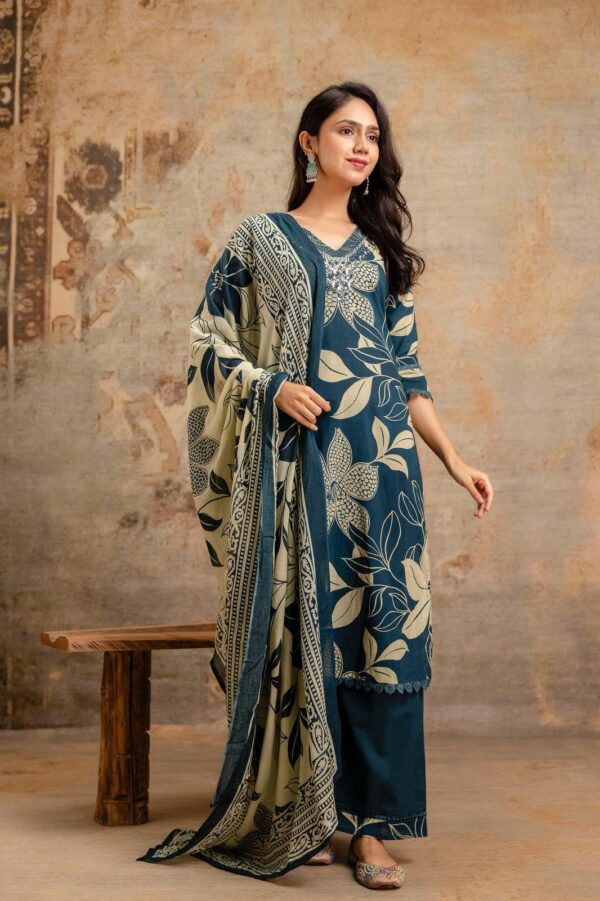 🌿 Premium Cotton 60-60 Kurti Set 🌿 - Image 8